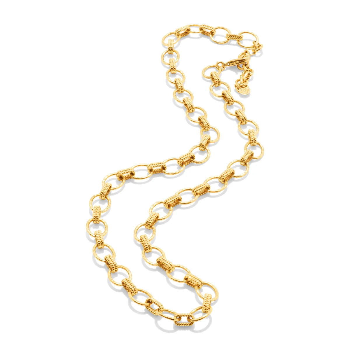Cleopatra Small Link Necklace, 16"+2"