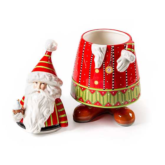 Dash Away Santa Cookie Jar