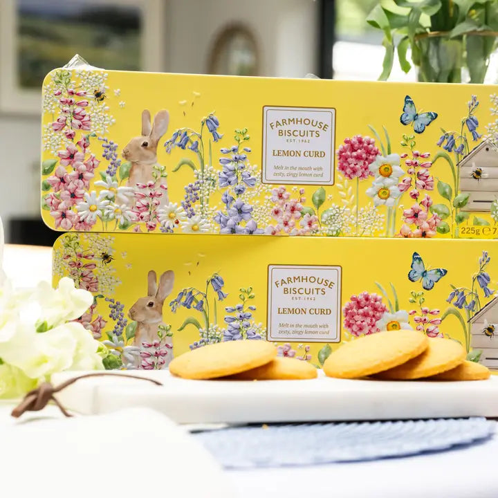 English Garden Tin Lemon Biscuits