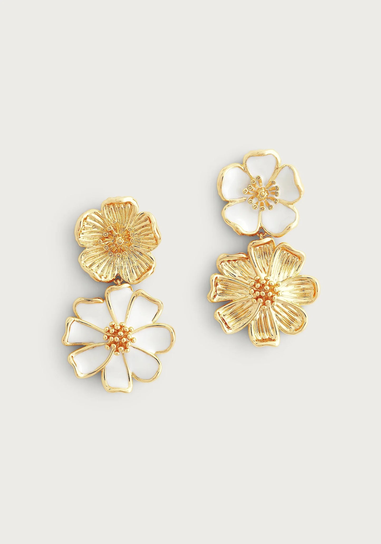 Wildflowers Mixed Drop Earrings