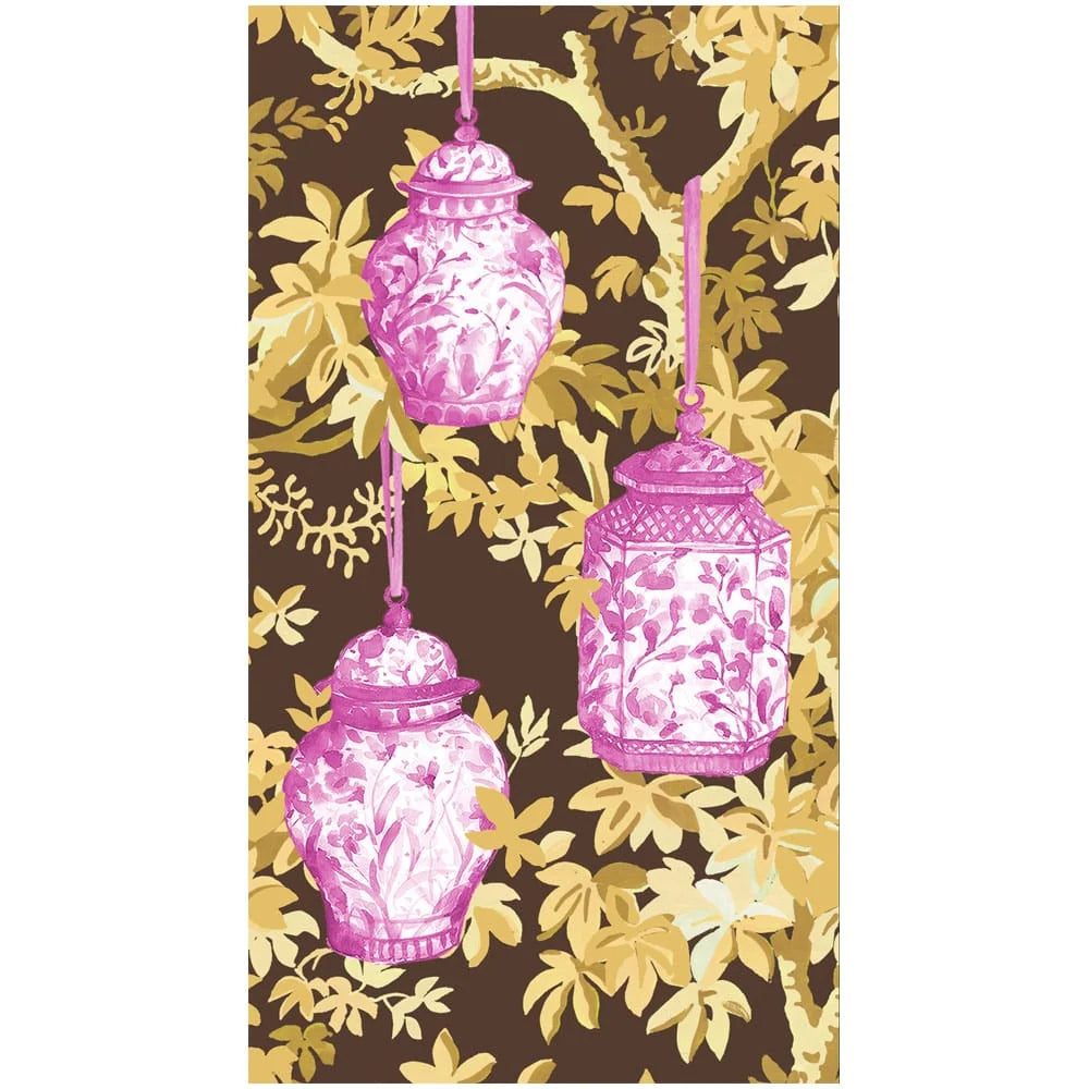Ginger Jars Plum/Chocolate Napkins
