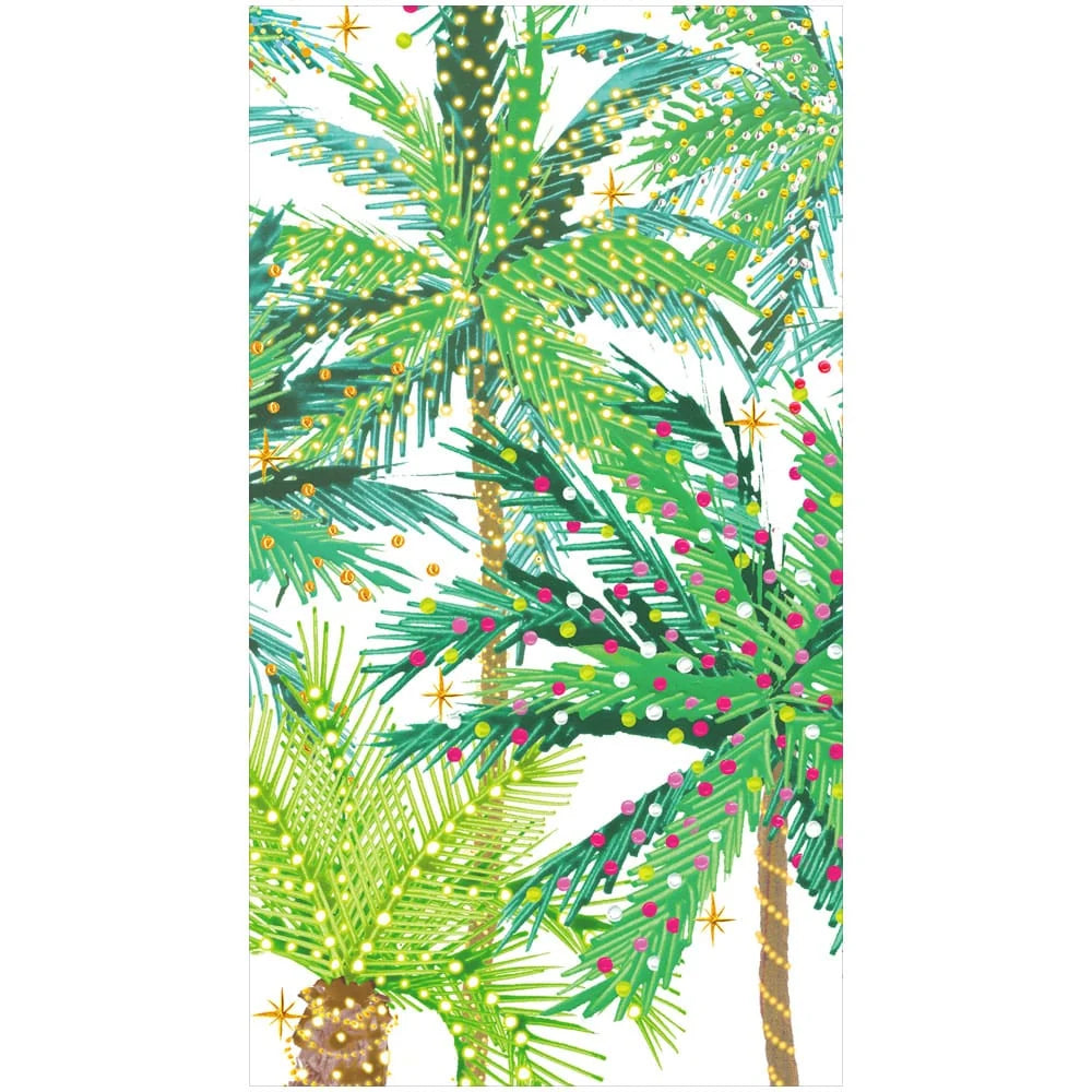Palm Trees With Lights Napkins