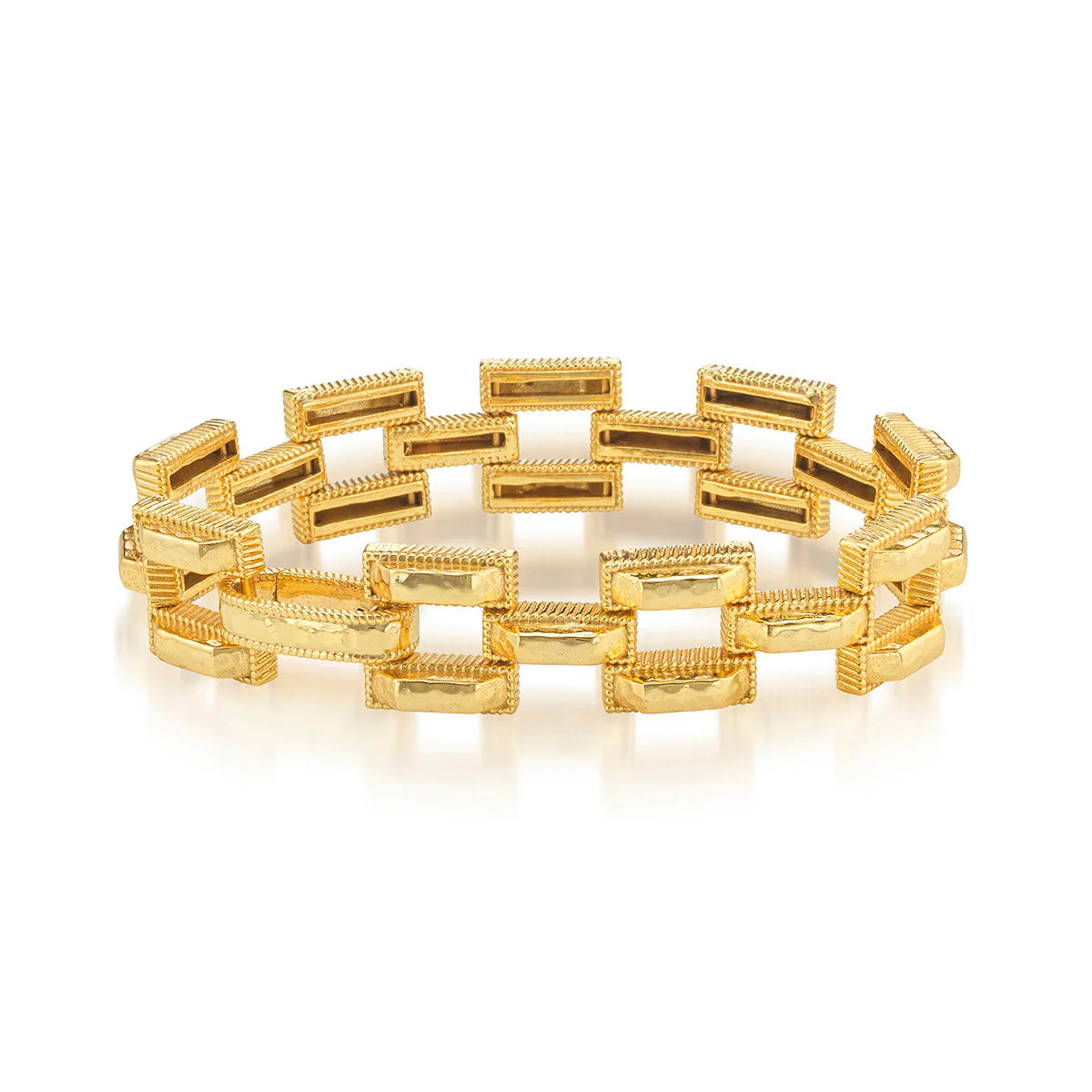 Pathway Petite Link Bracelet, 7.25" - Gold