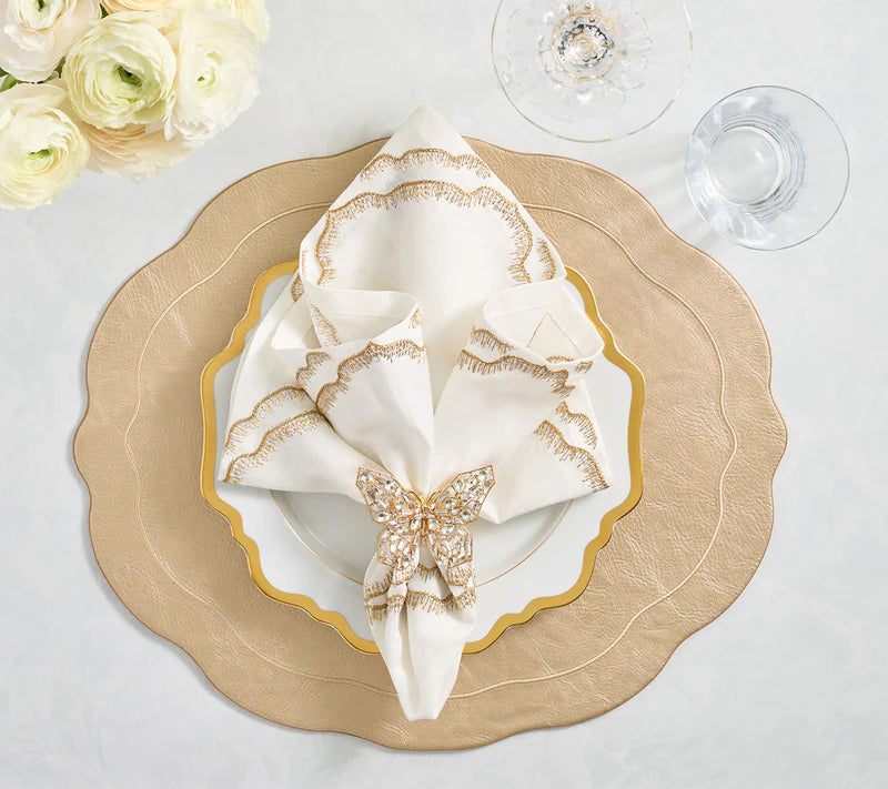 Papillon Napkin Rings, Set of 4