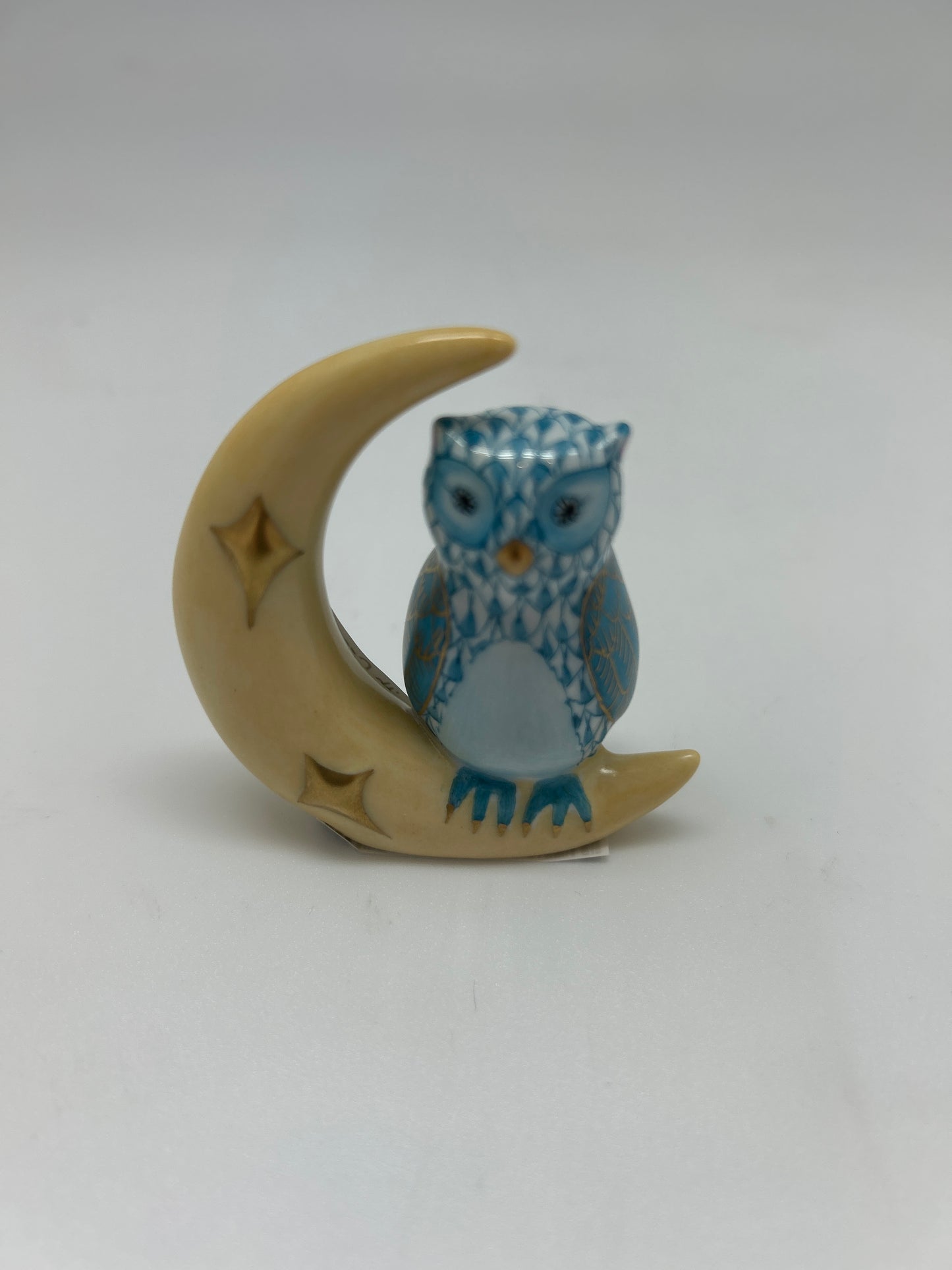 Owl with Crescent Moon