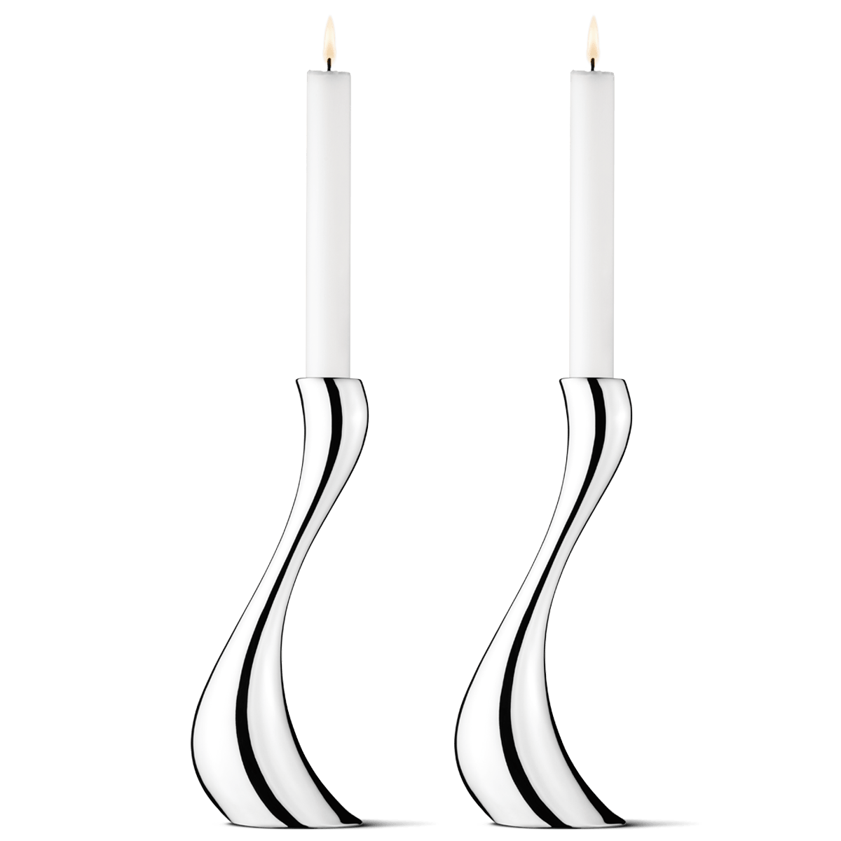 Cobra 9.5" Candleholder Pair