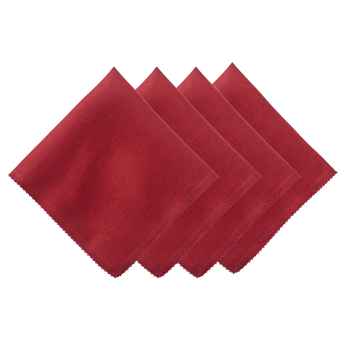 Berry Scallop Napkin Sets
