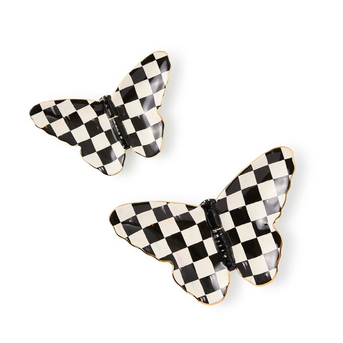 Courtly Butterfly Trinket Dishes, Set Of 2