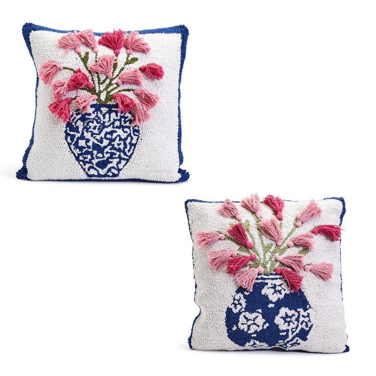 Chinoiserie Vase Throw Pillow