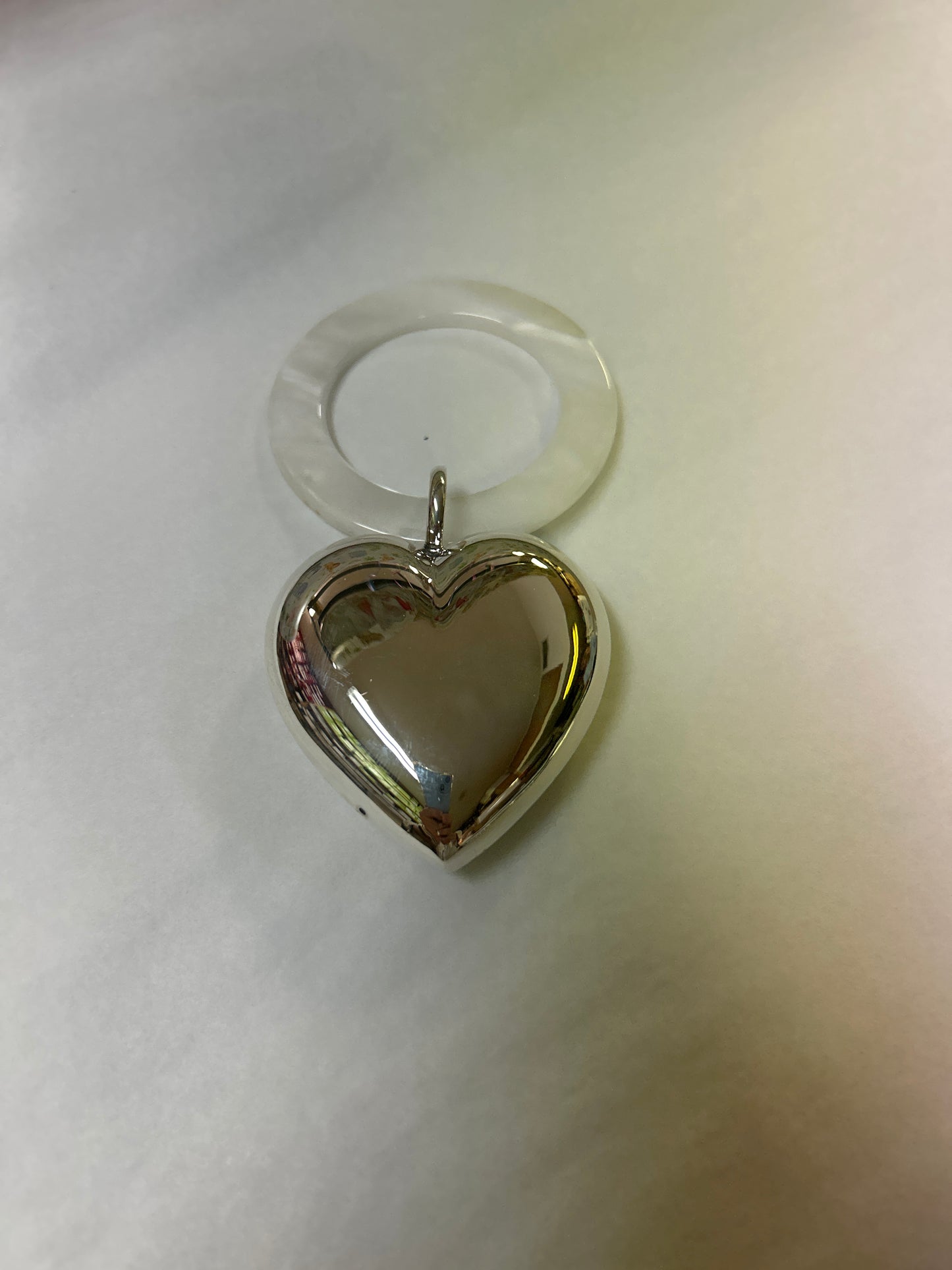Heart Sterling Teether