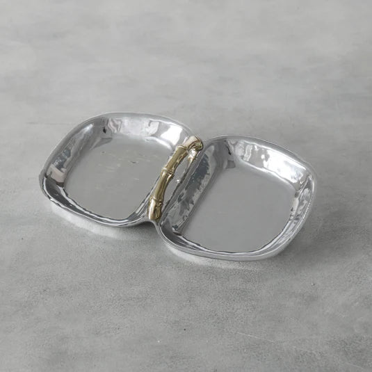 Garden Bamboo Double Dip with Gold Handle