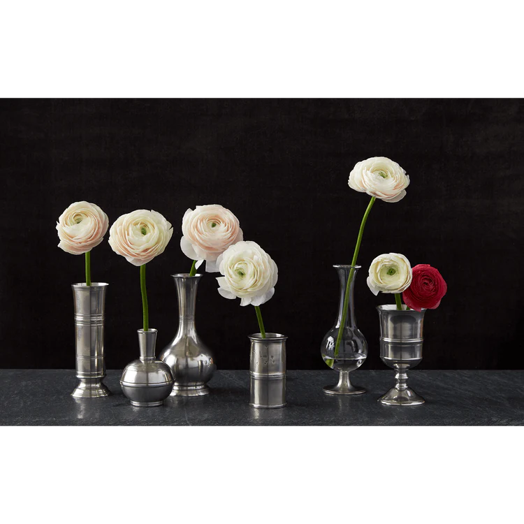 Footed Cylinder Vase