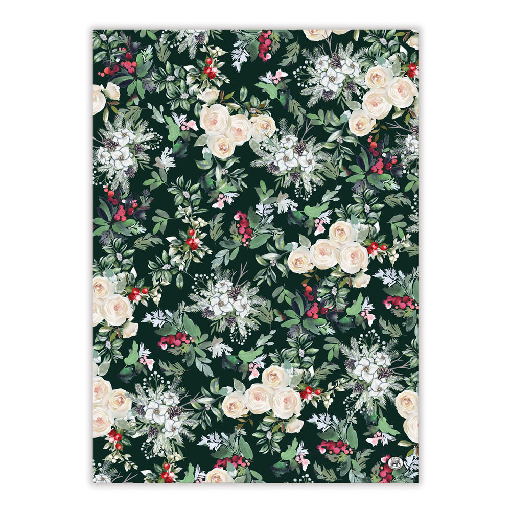 Winter Garden Kitchen Towel