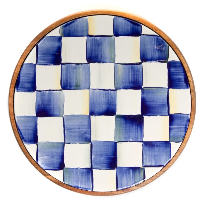Check Enamel Trivet