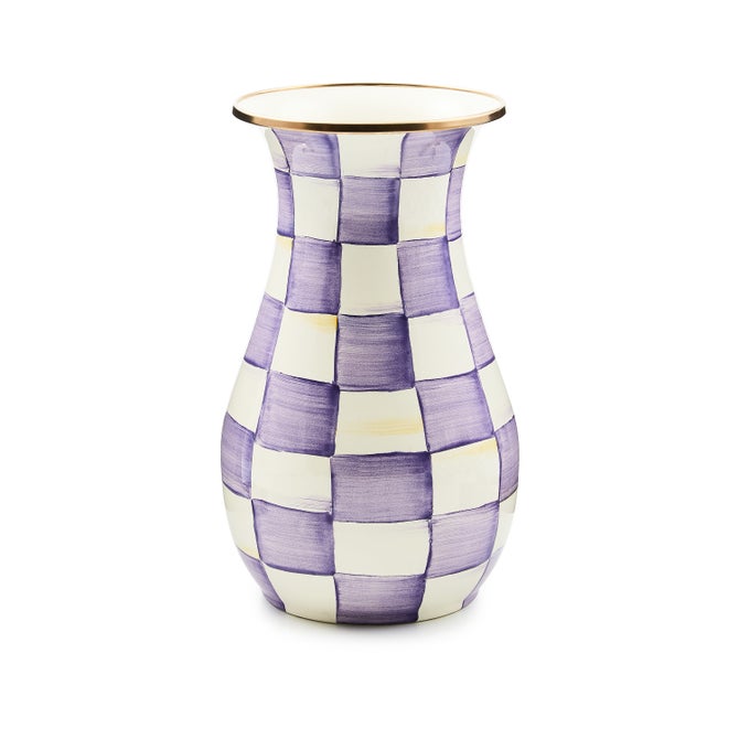 Enamel Tall Vase