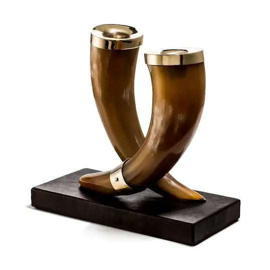 Double Horn Candleholder