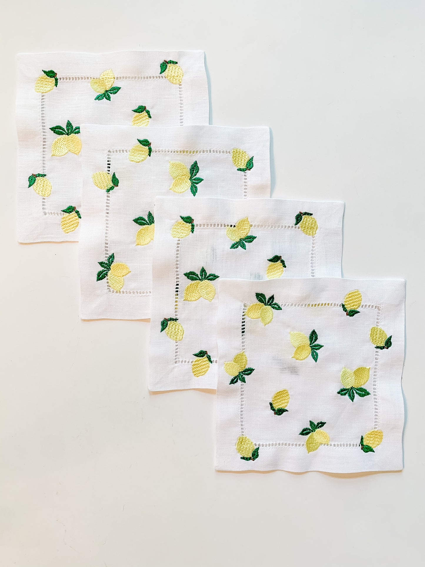 Lemon Cocktail Napkins