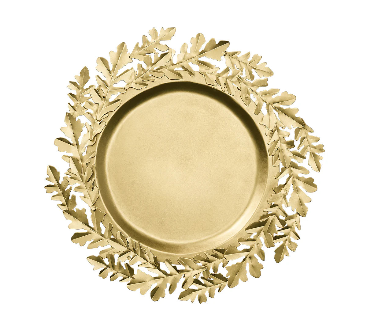 Gilded Leaves Charger
