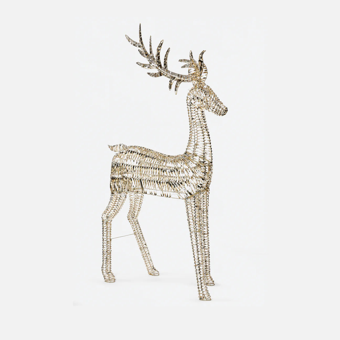 Wire Frame LED Standing Deer