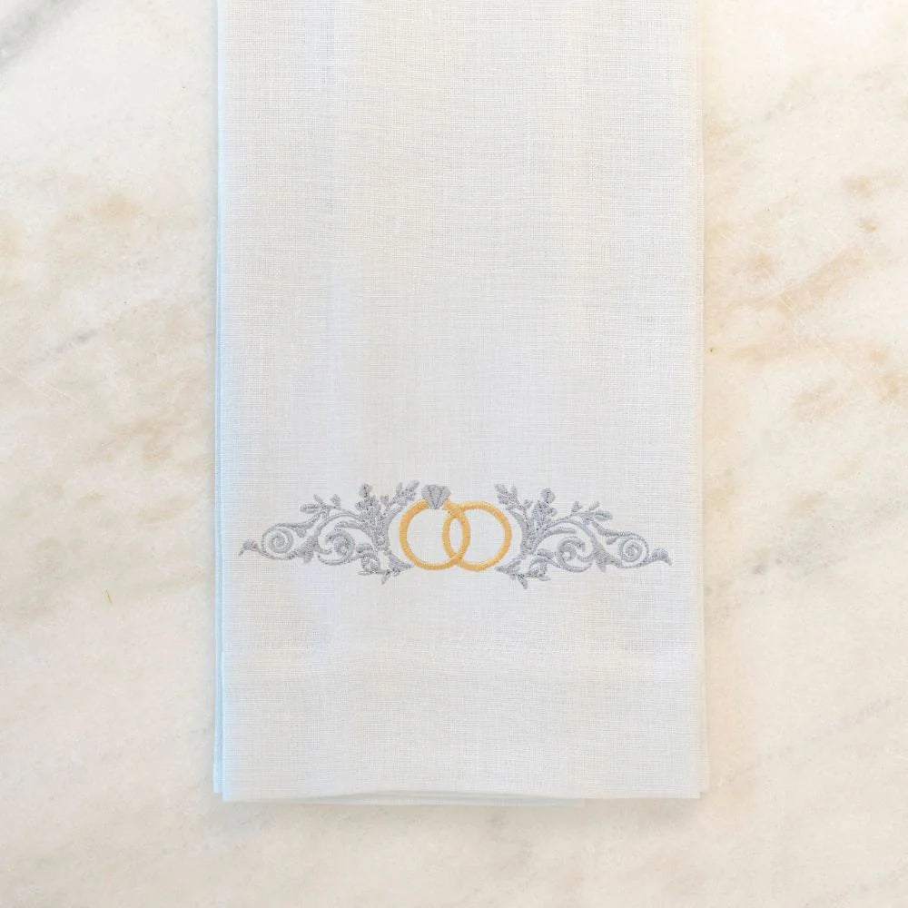 Unity Rings Linen Towel