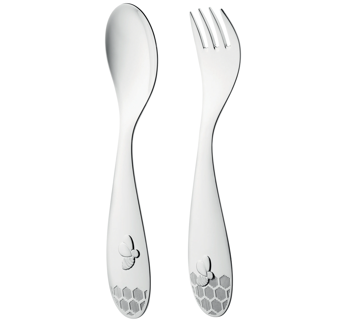 Beebee Silver-Plated Two-Piece Baby Flatware Set