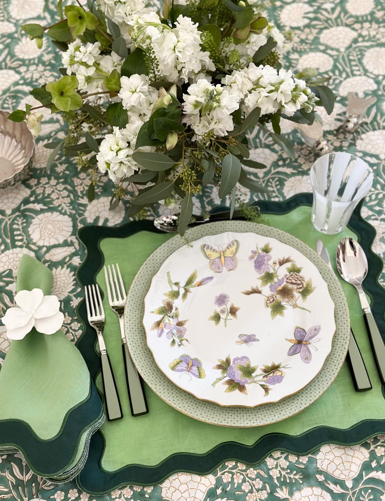 Forest Green Tablecloth