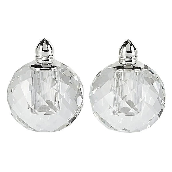 Zendra Crystal Salt & Pepper Shakers