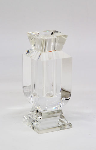 Crystal Glass “Urn Shape” Bud Vase