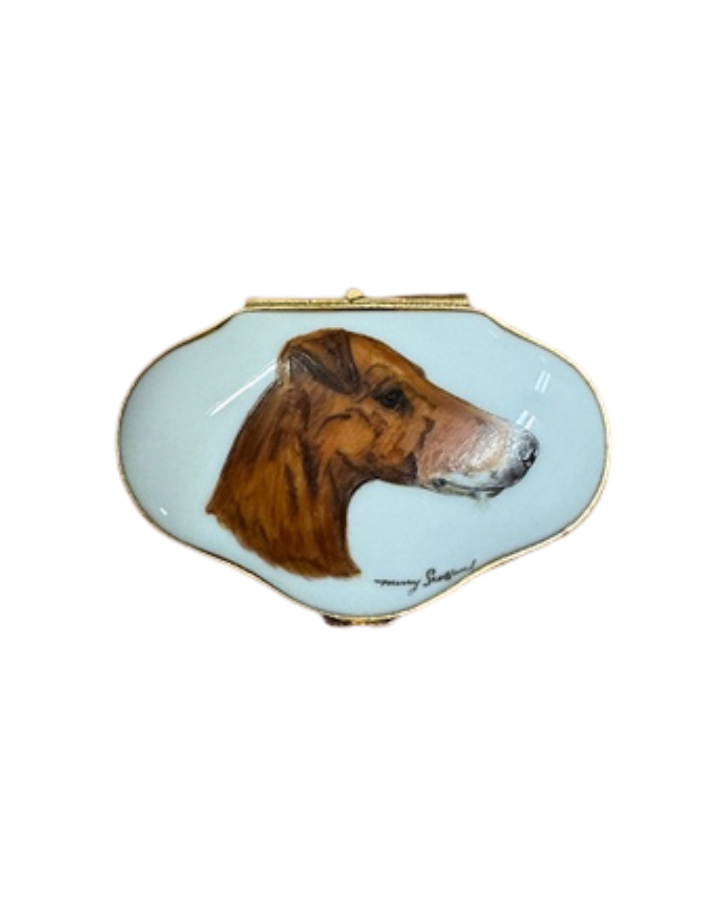 Scotland’s Yard Studio Dog Limoges Box