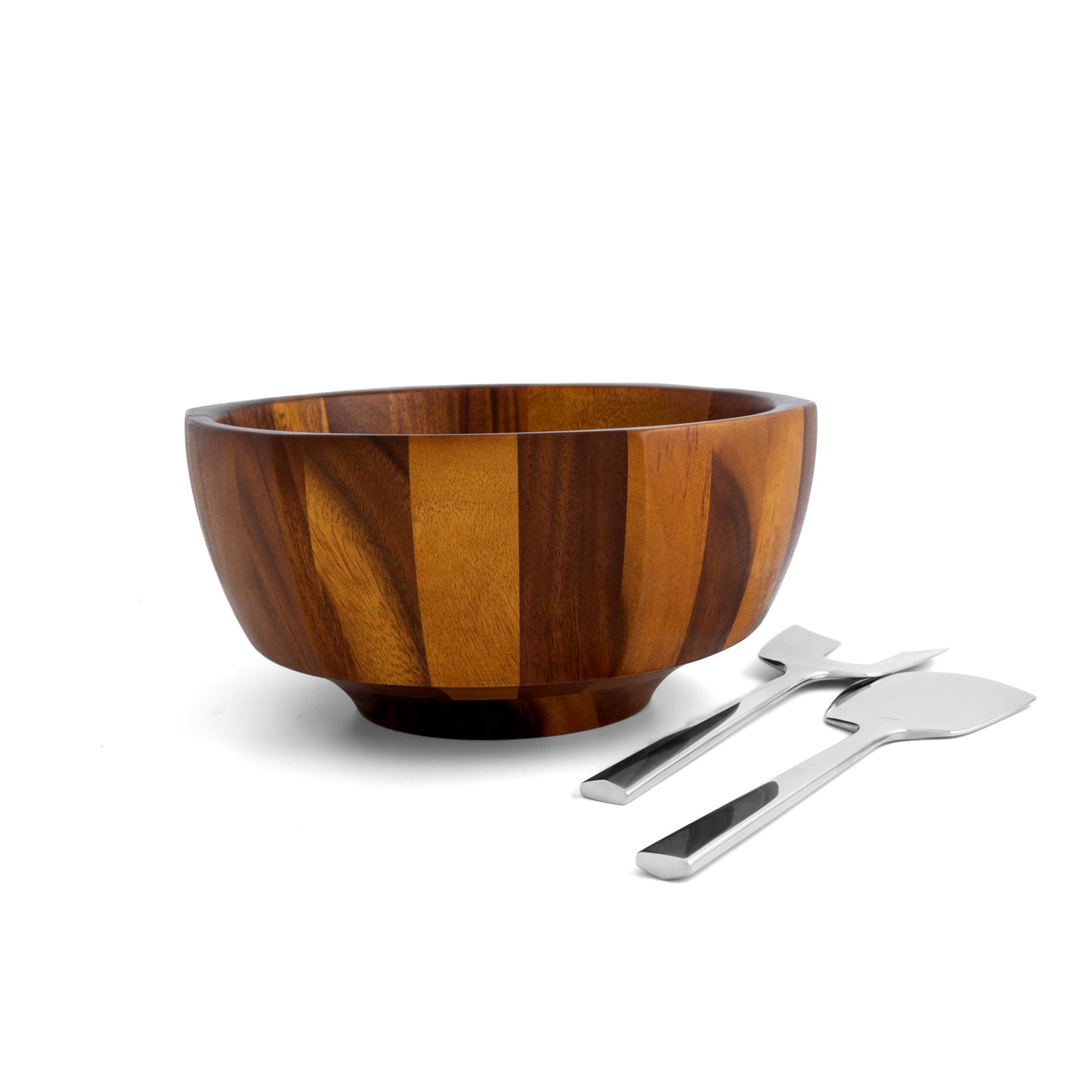 Rivet Salad Bowl with Servers