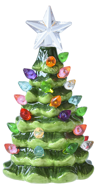 Green Mini Tree Shimmer