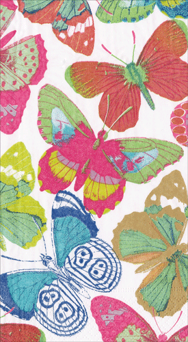 Butterflies Bright Guest Napkins