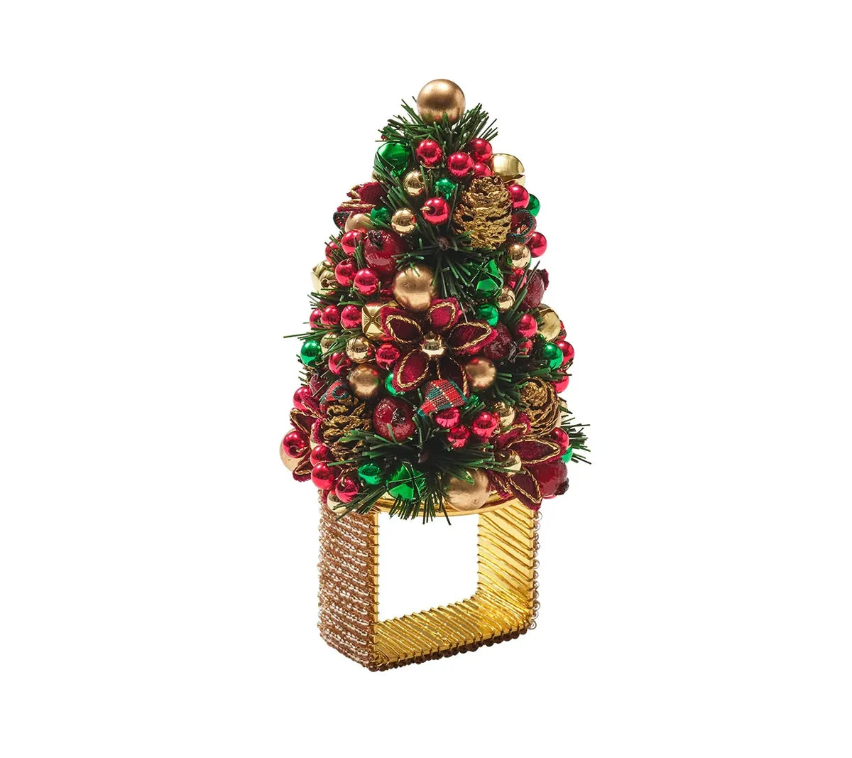 Tinsel Napkin Ring, Set of 4