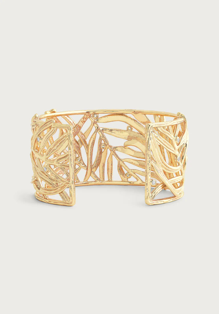 Palm Leaves Cuff