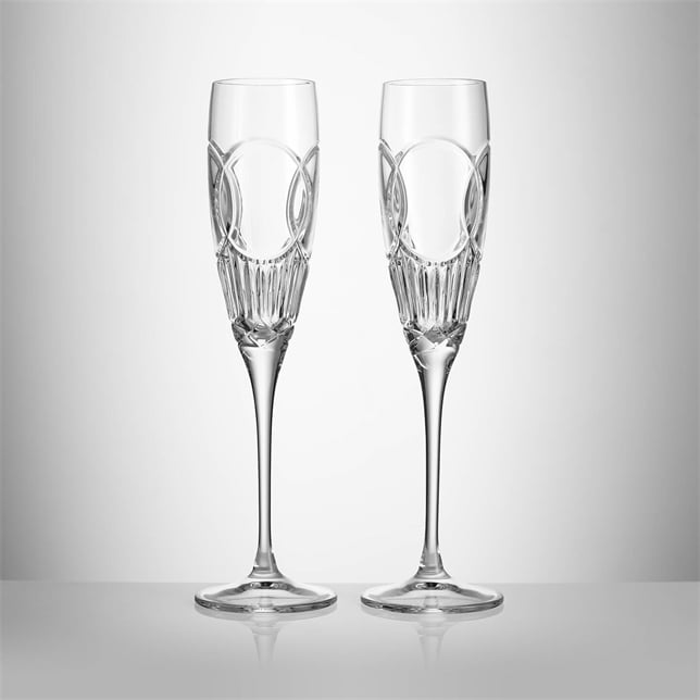 Love Champagne Toasting Flutes