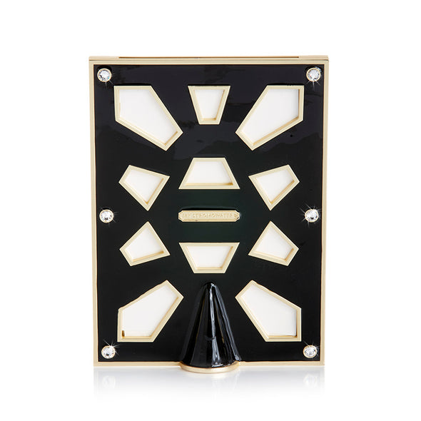 Leonard Pavé Corner 4" x 6" Frame - Zebra Striped
