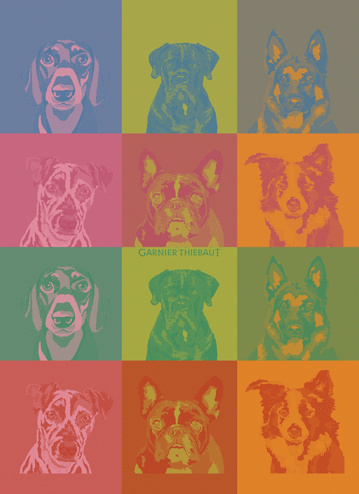 Chiens Pop Kitchen Towel