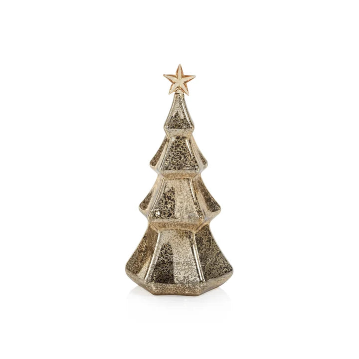 Hexagon Gold Tree with Star