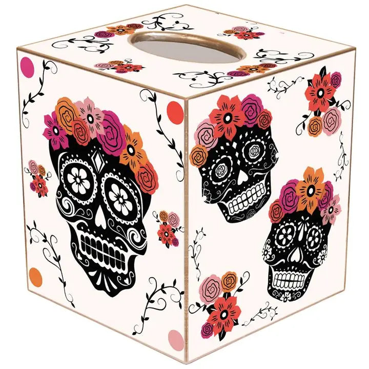 Dia De Los Muertos Tissue Box Cover