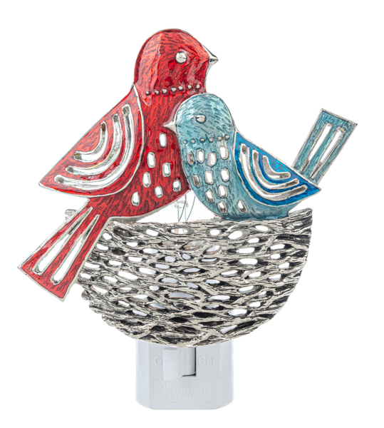 Birds in Nest Night Light