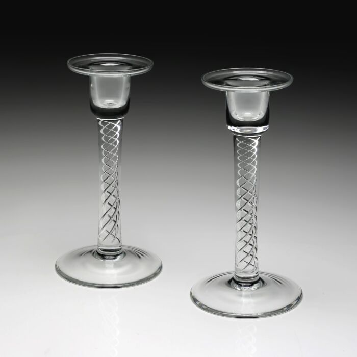 Cora 8" Candlestick Pair