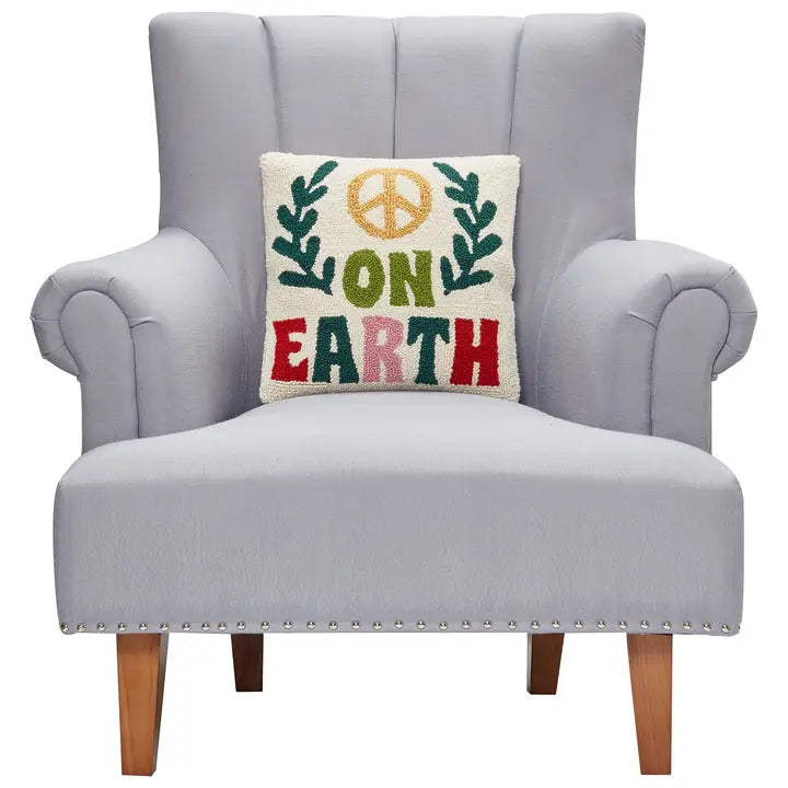 Peace On Earth Hook Pillow