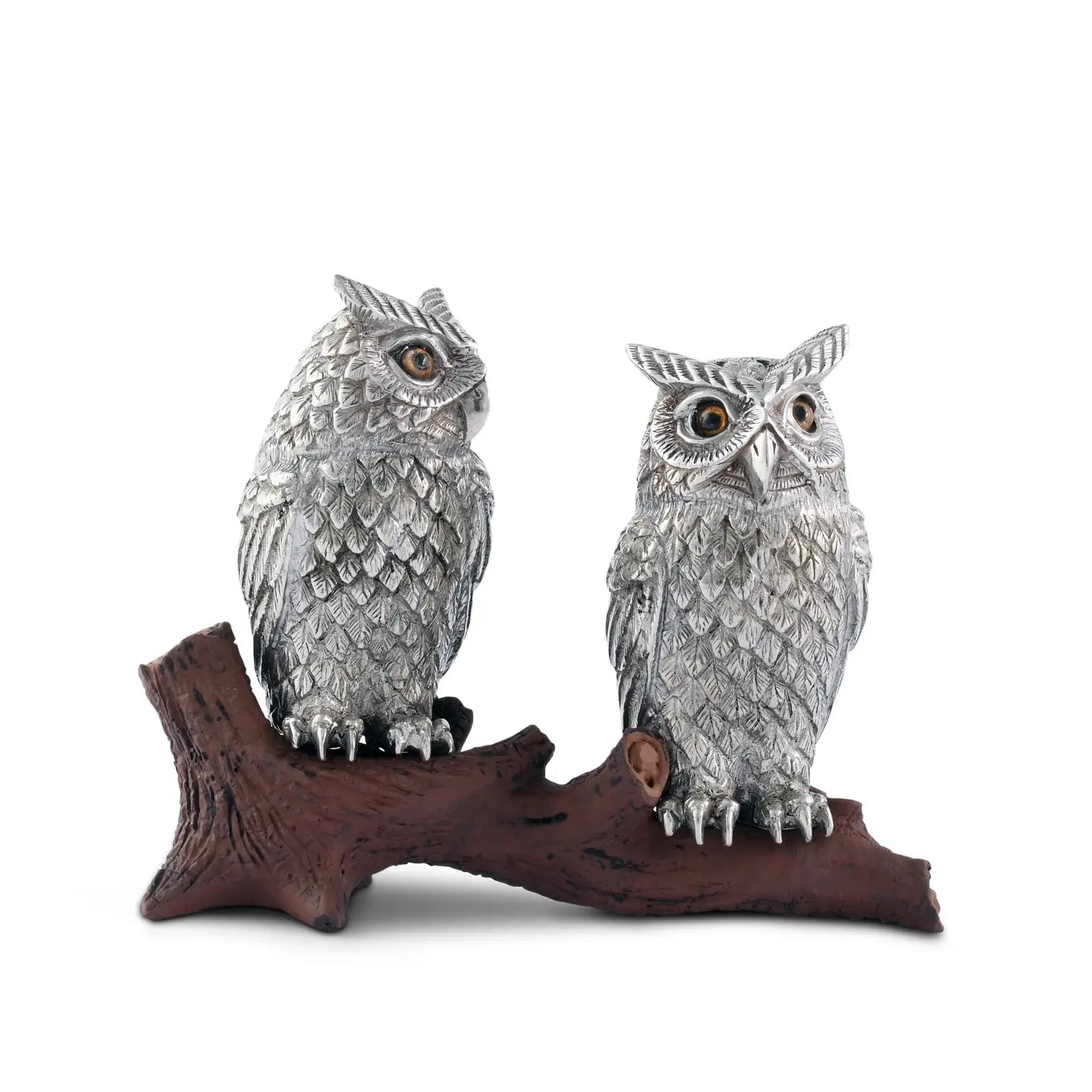 Owls on Log Salt & Pepper