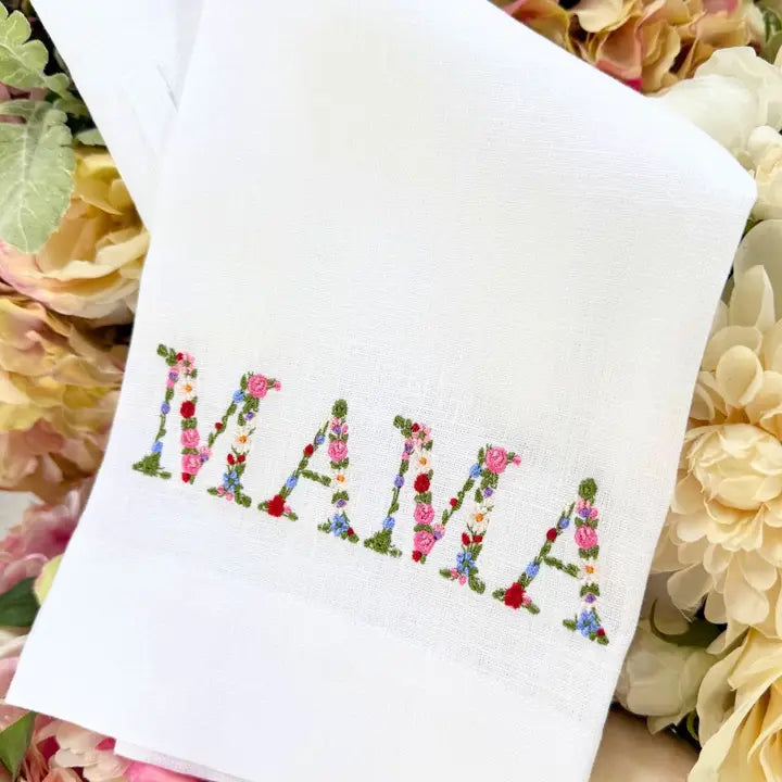 Floral Mama Linen Towel