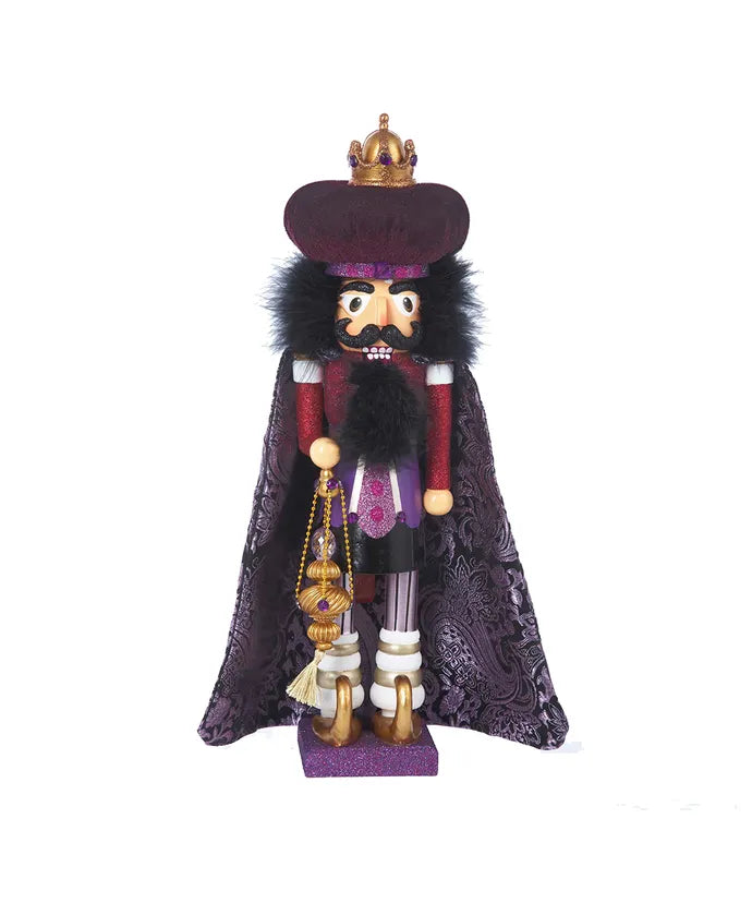 18" Hollywood Nutcrackers™ Purple King Nutcracker