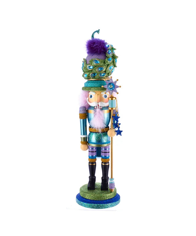 17.5" Hollywood Nutcrackers™ Peacock Hat Nutcracker
