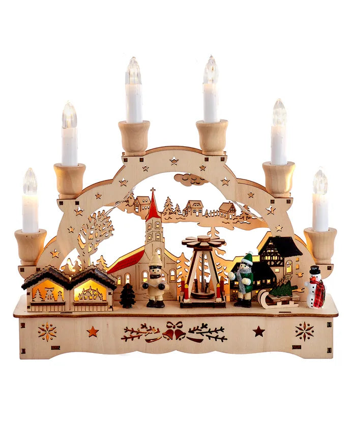 10.25" Musical/Motion Christmas Village