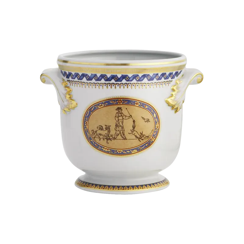 Chinoise Blue Cachepot