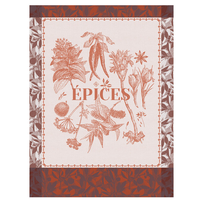 Epices Tea Towel Red