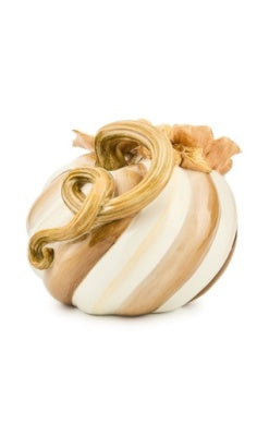 Mocha Swirl Twisted Stem Pumpkin